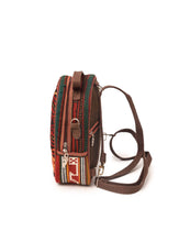 Load image into Gallery viewer, Kardashii Yarn Hand-Woven Ethnic Fashion Traditional Kilim Top Handle Moroccan Carpet Backpack for Travel and Beyond kardashian kim kylie