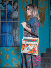 Load image into Gallery viewer, Kardashii lux travel gift carpet bag handmade companion for the girl/boy functional, antique and remarkably uniqueness kardashian kim kylie