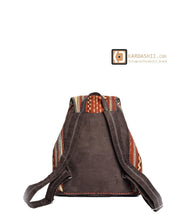 Load image into Gallery viewer, Kardashii Colorful Ethnic Unique Old Kilim Rug Handmade Carpet Bag Perfect plenty of space Kardashian Kim Kylie