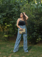 Load image into Gallery viewer, Kardashii Jajim adjustable strap hand weaved ethnic shoulder bag handmade match this bag with your dress, shoes, nail kardashian kim kylie