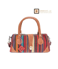 Load image into Gallery viewer, Kardashii shoulder and crossbody bag handmade elbow carry fashionable chic relaxed purse kilim rug bag Kardashian kim kylie