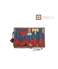 Load image into Gallery viewer, Kardashii Jajim sophisticated hand weaved ethnic shoulder bag handmade match this bag with your dress, shoes, nail kardashian kim kylie