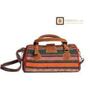 Load image into Gallery viewer, Kardashii Colorfulness hand weaved round cross-body bag handmade fresh fashion bag on-trend Kardashian kim kylie