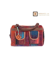 Load image into Gallery viewer, Kardashii Luxury Hand-Woven Kilim Carpet Backpack Bag with Natural Colors and Traditional Design Kardashian kim kylie
