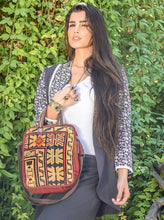 Load image into Gallery viewer, Kardashii Antique Tribal Flap Purse Hippie everyday feminine bag for Overnight Model Kardashian Kim Kylie