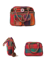 Load image into Gallery viewer, kardashii antique Vintage Jajim Turkish Rug Top Handle fashionable roomy on-trend Purse Kilim Rug Bag Kardashian Kim Kylie