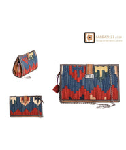 Load image into Gallery viewer, Kardashii Jajim sophisticated hand weaved ethnic shoulder bag handmade match this bag with your dress, shoes, nail kardashian kim kylie