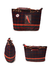 Load image into Gallery viewer, Kardashii Jajim strong wefts guarantee a long-lasting pleasure of oriental carpet art old carpetbag functional, durable, and instantly recognizable kardashian kim kylie