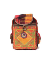 Load image into Gallery viewer, Kardashii Kilim carpet Suzani backpack amazing front design perfectly complements the retro-chic aesthetic of the patches kardashian kim kylie