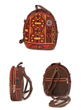 Load image into Gallery viewer, Kardashii High-Quality Wool Old Handmade Kilim Top Handle Carpet Backpack Easy-Carry Bag Kardashian Kim Kylie