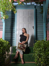 Load image into Gallery viewer, Kardashii Fabulous Suzani softly Persian Carpet Hand-Woven Everyday Bag Comfortable Roomy Feminine Casual-Chic Kardashian Kim Kylie