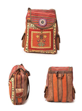 Load image into Gallery viewer, Kardashii Antique Classic Top Handle Gym Red Pink Gym Comfortable Rug Backpack Suzani Bag Kardashian Kim Kylie