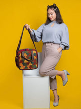 Load image into Gallery viewer, kardashii Ethnic antique Vintage Turkish Rug Top Handle new design fashionable chic on-trend Purse Kilim Rug Bag Kardashian Kim Kylie