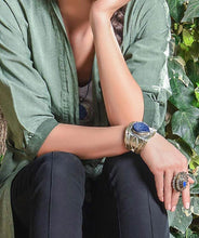 Load image into Gallery viewer, Kardashii Women's Classic turquoise Style functional Colorful necklace, ring, and bracelet Evokes a Fine Lifestyle Kardashian Kim Kylie