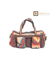 Load image into Gallery viewer, Kardashii Colorfulness satchel contemporary history bag handmade daytime essentials bag functional, durable and instantly recognizable Kardashian kim kylie