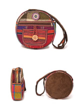 Load image into Gallery viewer, Kardashii Colorfulness hand weaved ethnic shoulder bag handmade match this bag with your dress, shoes, nail kardashian kim kylie