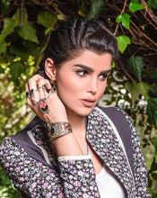 Load image into Gallery viewer, Kardashii Women's Classic turquoise Style functional Colorful necklace, ring, and bracelet Evokes a Fine Lifestyle Kardashian Kim Kylie