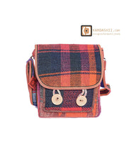 Load image into Gallery viewer, Kardashii traditional hand Jajim natural colors bag cotton fabric fashionable chic on-trend purse kilim rug bag Kardashian kim kylie