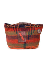 Load image into Gallery viewer, Kardashii Colorfulness Jajim a beautiful carpet bag handmade daytime essentials bag functional, durable and instantly recognizable kardashian kim kylie