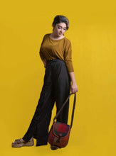 Load image into Gallery viewer, BJ5636 Kardashii Kilim carpet Suzani backpack amazing front design perfectly complements the retro-chic aesthetic of the patches kardashian kim kylie