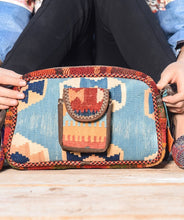 Load image into Gallery viewer, Kardashii extraordinary representative gift carpetbag handmade daytime essentials bag functional, antique and instantly uniqueness Kardashian kim kylie