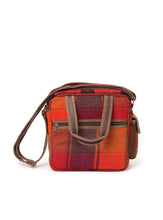 Load image into Gallery viewer, Kardashii traditional hand weaved ethnic antique bag handmade cotton fabric fashionable chic on-trend purse kilim rug bag kardashian kim kylie