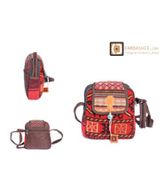 Load image into Gallery viewer, Kardashii traditional hand-weaved Jajim ethnic shoulder bag handmade elbow carry fashionable chic relaxed purse kilim rug bag Kardashian kim kylie