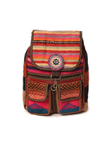 Load image into Gallery viewer, Kardashii Antique Retro-Chic Handmade Colorful Antique Kilim Carpet Top Handle Backpack Gift Kardashian Kim Kylie