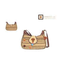 Load image into Gallery viewer, Kardashii Jajim beautiful impress gift hobo bag handmade daytime essentials bag functional, antique and instantly uniqueness kardashian kim kylie