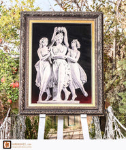 Load image into Gallery viewer, Kardashii colorful designed Silk and wool pictorial rugs Pictorial hanging walls Tableau Rug Kardashian Kim Kylie