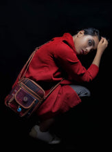 Load image into Gallery viewer, Kardashii Fabulous Suzani Unique Persian Carpet Hand-Woven Everyday Bag Comfortable Roomy Feminine Casual-Chic Kardashian Kim Kylie