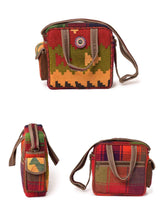 Load image into Gallery viewer, Kardashii traditional hand weaved ethnic antique bag handmade cotton fabric fashionable chic on-trend purse kilim rug bag kardashian kim kylie