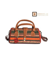 Load image into Gallery viewer, Kardashii Colorfulness hand weaved round cross-body bag handmade fresh fashion bag on-trend Kardashian kim kylie