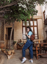 Load image into Gallery viewer, Kardashii High-Quality Wool Old Handmade Kilim Top Handle Carpet Backpack Easy-Carry Bag Kardashian Kim Kylie