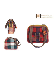 Load image into Gallery viewer, Kardashii Colorfulness hand weaved round cross-body bag handmade fresh fashion bag on-trend Kardashian kim kylie