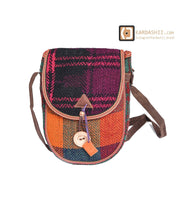 Load image into Gallery viewer, Kardashii traditional hand-weaved ethnic antique bag handmade cotton fabric fashionable chic on-trend purse kilim rug bag Kardashian kim kylie