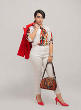 Load image into Gallery viewer, Kardashii fashionable compact model gift carpet bag handmade daytime essentials bag functional, antique and feminine uniqueness kardashian kim kylie