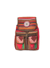Load image into Gallery viewer, Beautiful Fashion Handmade Kilim Backpack Carpet Bag High-Quality Genuine Leather Fit Electronic Devices Laptops