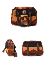 Load image into Gallery viewer, Kardashii traditional hand weaved ethnic antique bag handmade cotton fabric fashionable chic on-trend purse kilim rug bag kardashian kim kylie