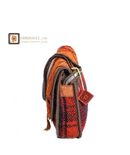 Load image into Gallery viewer, Kardashii Jajim representative gift traveler bag handmade closure on the top unique bag functional, antique and remarkably uniqueness kardashian kim kylie