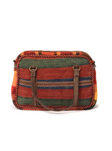 Load image into Gallery viewer, Kardashii Practical Design Ethnic Antique Vintage Bag Handmade Design Fashionable Chic On-Trend Purse Kilim Rug Bag Kardashian Kim Kylie