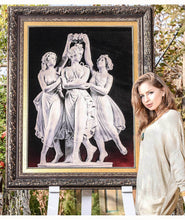 Load image into Gallery viewer, Kardashii colorful designed Silk and wool pictorial rugs Pictorial hanging walls Tableau Rug Kardashian Kim Kylie