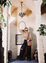 Load image into Gallery viewer, Kardashii Gypsy Style Unique Hand-Woven Everyday Bag Top Handle Shoulder And Cross Body Bag Kardashian Kim Kylie