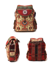 Load image into Gallery viewer, Kardashii Colorful Suzani Unique Old Kilim Rug Handmade Carpet Bag Perfect for All Purposes Kardashian Kim Kylie