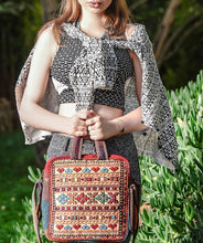 Load image into Gallery viewer, Kardashii Women's Classic Carpet Style True Vintage Colorful Backpack Bag Evokes a Fine Lifestyle Kardashian Kim Kylie