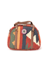 Load image into Gallery viewer, Kardashii Colorfulness hand weaved ethnic shoulder bag handmade elbow carry fashionable chic relaxed purse kilim rug bag kardashian kim kylie