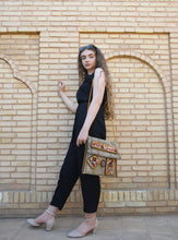 Load image into Gallery viewer, Kardashii fashionable compact model gift carpet bag handmade daytime essentials bag functional, antique and colorfulness uniqueness kardashian kim kylie