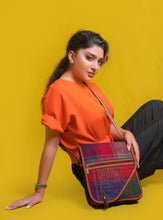 Load image into Gallery viewer, Kardashii Fabulous Suzani Unique Persian Carpet Hand-Woven Everyday Bag Comfortable Roomy Feminine Casual-Chic Kardashian Kim Kylie