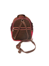 Load image into Gallery viewer, Kardashii Gorgeous Girl/Boy Handmade Kilim Shoulder Carpet Backpack with Traditional Geometric Design