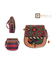 Load image into Gallery viewer, kardashii hippie Turkish daily essential colorful roomy on-trend Kilim Rug Bag Kardashian Kim Kylie